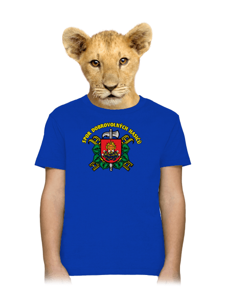 Spor dobrovolných hasičů dětské tričko Royal Blue
