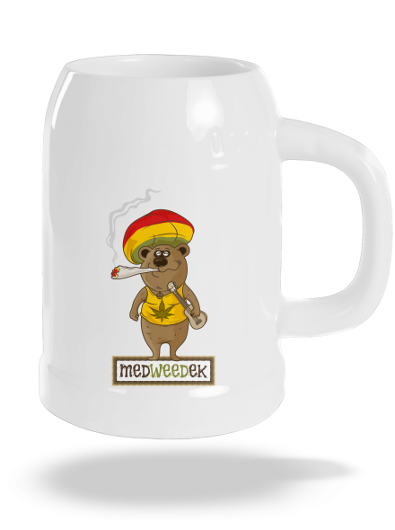 Medweedek půllitr White