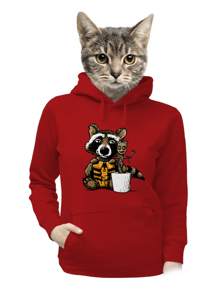 Strážci galaxie dámská mikina klokanka Red Mal