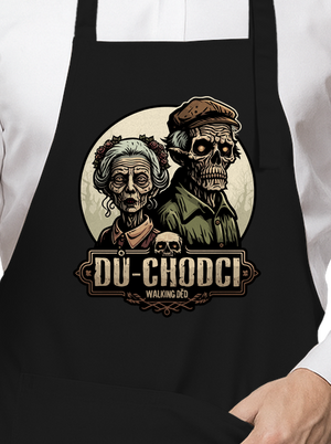 Dů-chodci zástěra Black