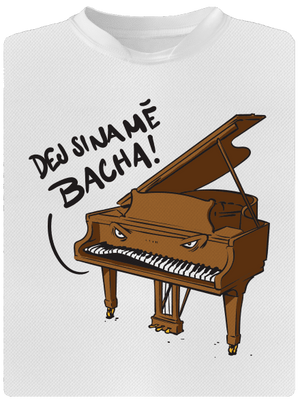 Dej si bacha dětské sportovní tričko White