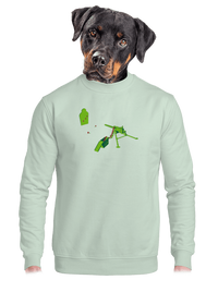 unisex mikina bez kapuce