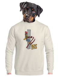 unisex mikina bez kapuce
