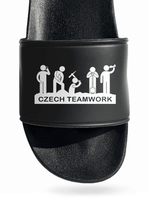 Czech Teamwork pantofle Black