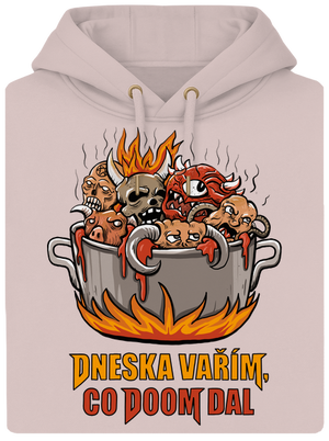 Co Doom dal unisex mikina premium Rose Chalk