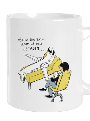 Všichni jsou blázni velký hrnek White