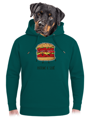 Patříme k sobě unisex mikina premium Emerald Green