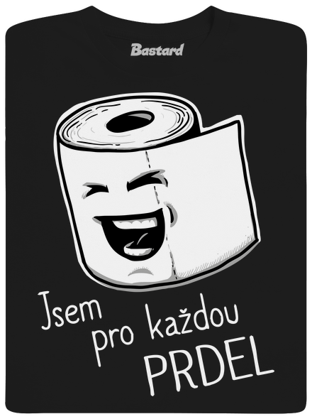 Prdel pánské tričko Black