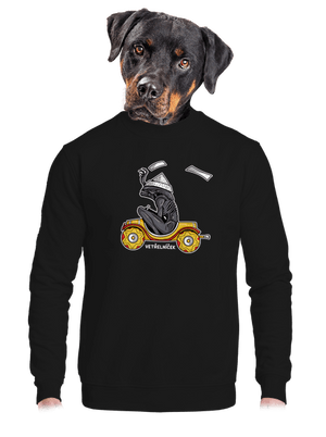 Vetřelníček unisex mikina bez kapuce Black