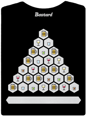 Obrázkový alko kvíz a fix dámské tričko Black