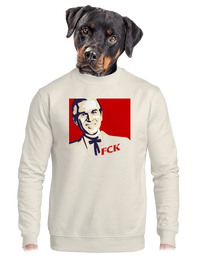 unisex mikina bez kapuce