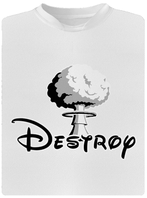 Destroy dětské sportovní tričko White