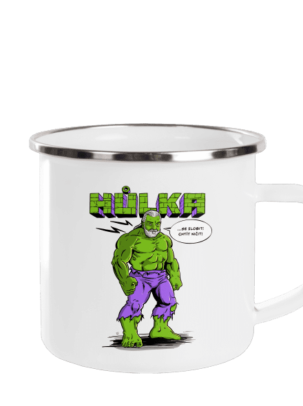 Hůlka plecháček White