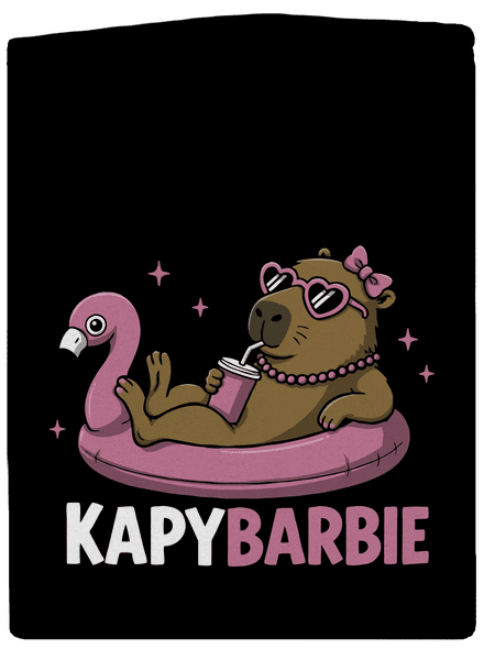 Kapybarbie dámská mikina na zip Black
