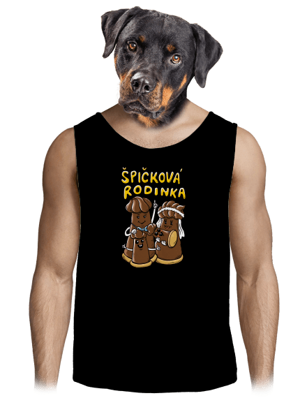 Špičková rodina II pánské tílko Black