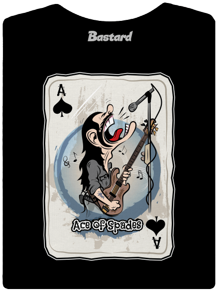 Ace of Spades dámské tričko s lemem Black