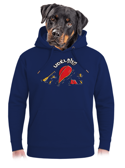 Udělal jsem se unisex mikina premium Navy