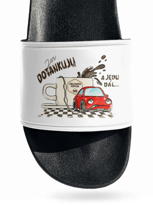 Dotankuju a jedu pantofle White