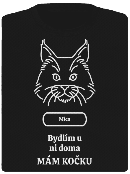 Nemůžu, mám kočku dámské sportovní tričko Black