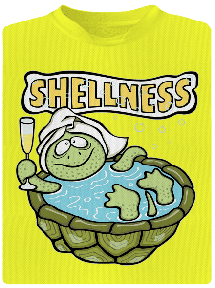 Shellness dětské sportovní tričko Neon Yellow