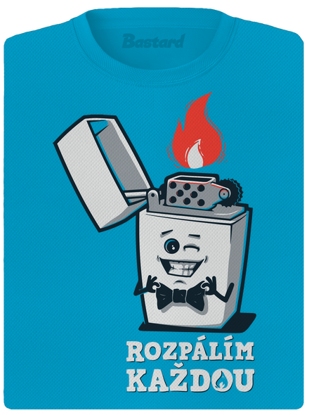 Rozpálím každou dámské sportovní tričko Blue Atol