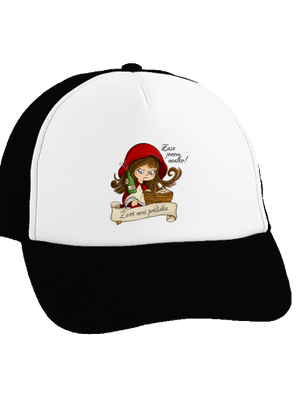 Zase nealko – Život není pohádka kšiltovka truckerka Black cap
