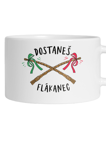 Flákanec hrnek makronka White