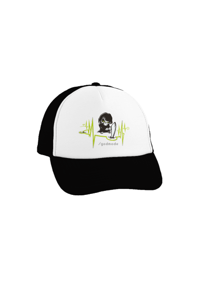 Boží zásah kšiltovka truckerka Black cap