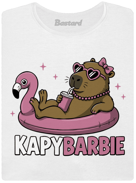 Kapybarbie dámské tričko White