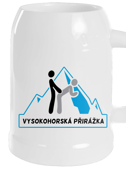 Vysokohorská přirážka půllitr White