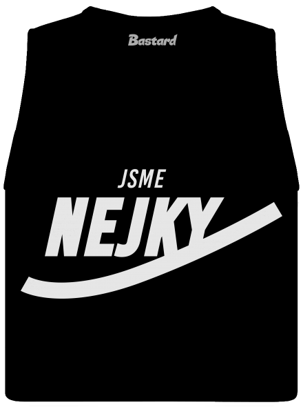 Nejky dámské tílko volné Black