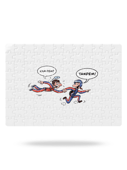 Tandem puzzle White
