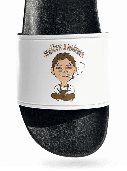 Jeníček a mařenka pantofle White