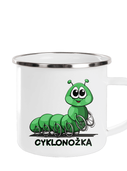 Cyklonožka plecháček White