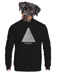 unisex mikina bez kapuce