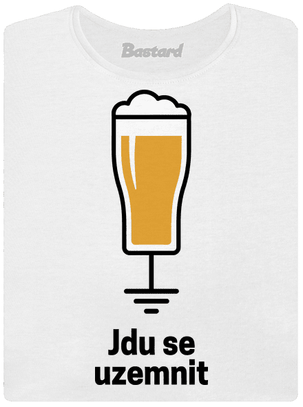 Jdu se uzemnit dámské tričko premium White