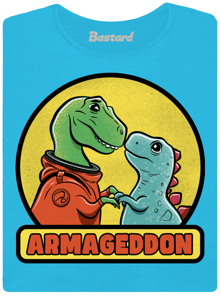Armageddon dámské tričko s lemem Blue Atol