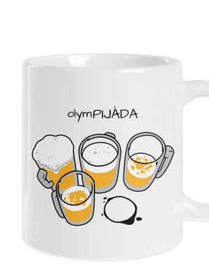 Pijáda klasický hrnek White