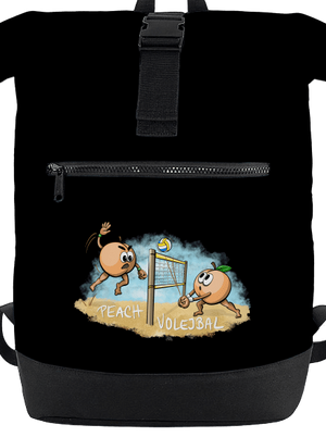 Peach volejbal batoh Black