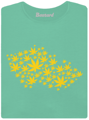 Ganja country dámské tričko premium Mint Mal