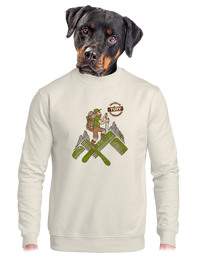 unisex mikina bez kapuce