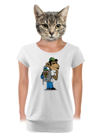 dámské tričko s lemem