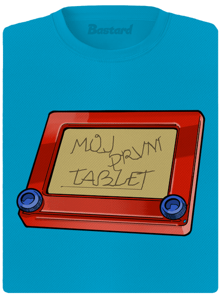 Můj první tablet dámské sportovní tričko Blue Atol