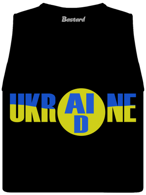 Ukrajina - AID dámské tílko volné Black