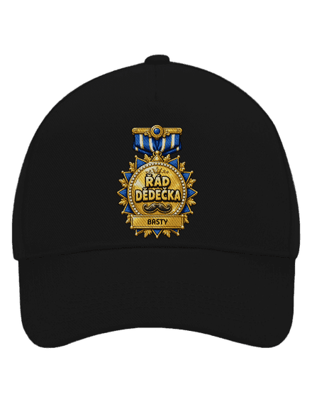 Řád dědečka kšiltovka baseballka Black