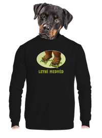 unisex mikina bez kapuce