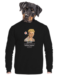 unisex mikina bez kapuce