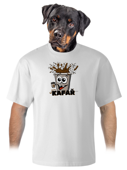 Jsem kafař unisex tričko oversized White