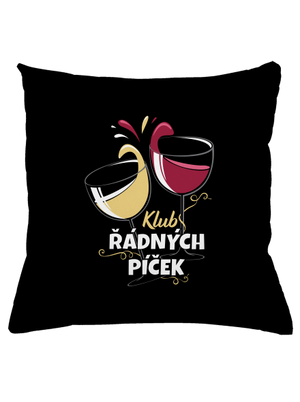 Klub řádných píček polštář Black