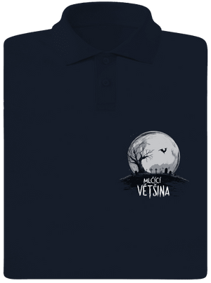 Mlčící většina pánská polokošile Navy Mal